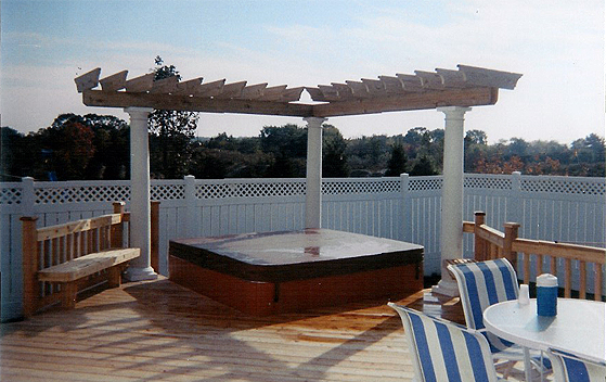 deck and railings by JRK Builders