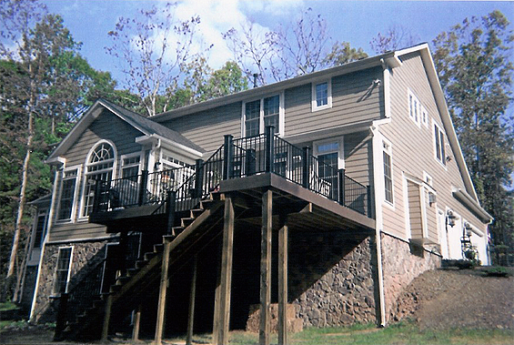 Deck, stairs and railings by JRK Builders