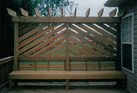 Deck Bench by JRK Builders